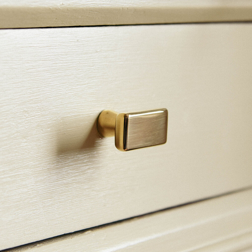 Polished Brass Cabinet Knobs - Vintage Style Drawer Pulls for Kitchen & Bathroom - Durable Hardware for Furniture & Cabinets - Perfect for Home Renovation & DIY Projects