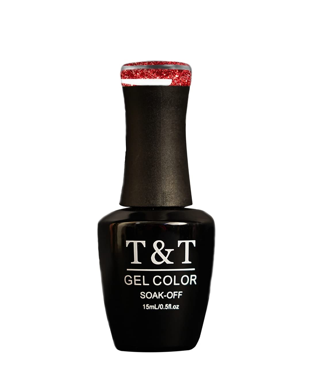 T&T Professional Glitter Nail Polish for Salon & Home Use - UV LED Gel Polish for Manicure & Nail Art, 15ml (TNT-GP141) | Perfect Gift for Women, DIY Nail Enthusiasts & Professional Stylists