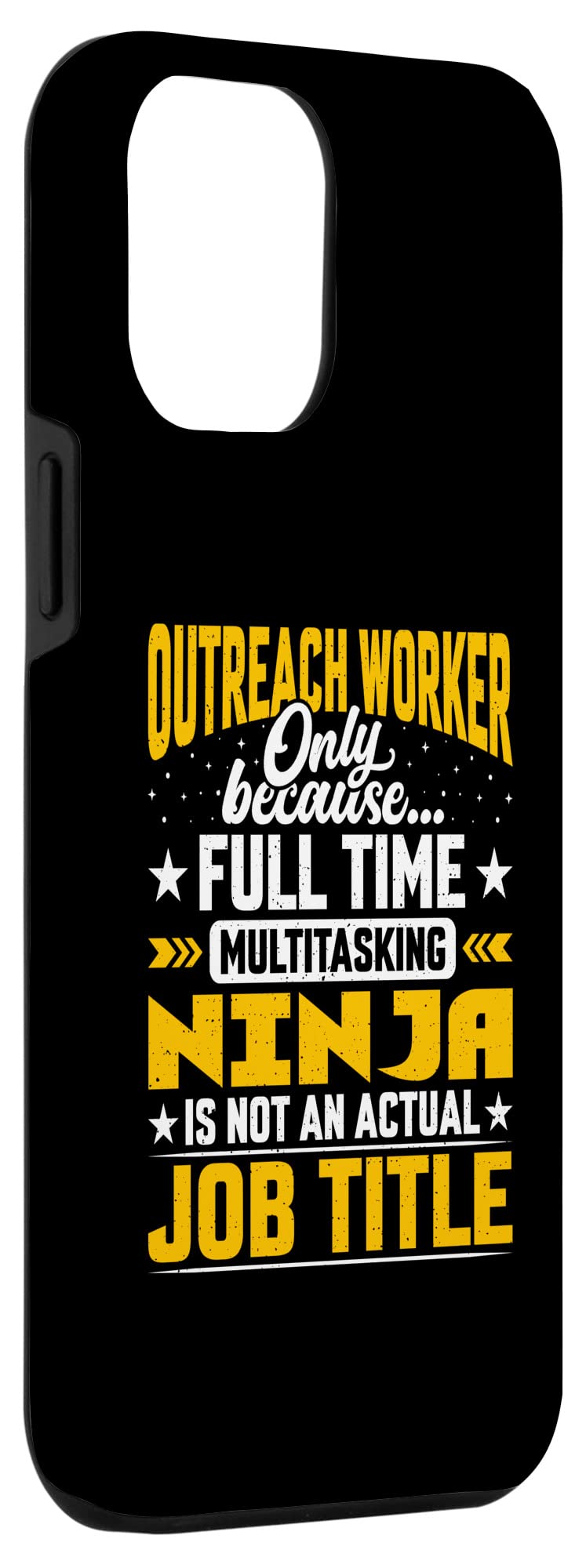 iPhone 12 Pro Max Case - Funny Outreach Clerk Employee Design - Durable Protective Phone Cover for Work, Office & Daily Use