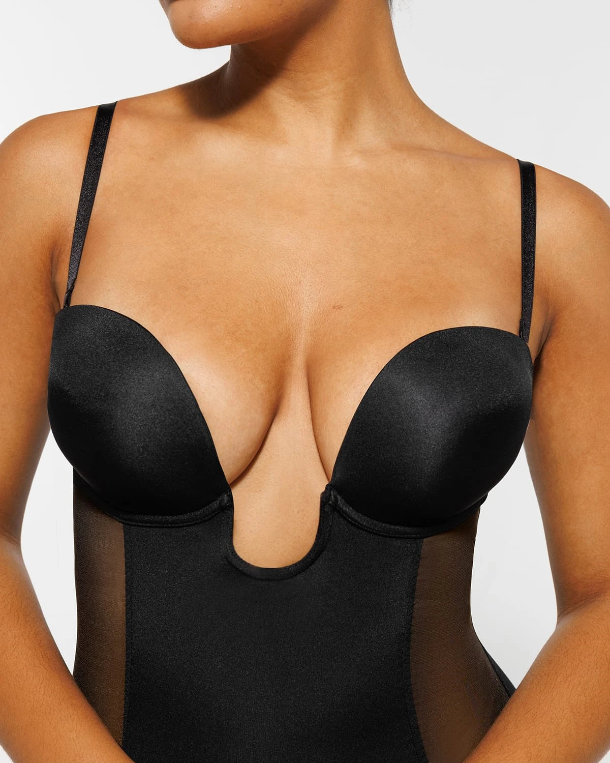 AirSlim® Deep Plunge Butt Lifting Bodysuit - Shapewear for Women, Tummy Control & Booty Enhancement | Perfect for Parties, Date Nights & Special Occasions