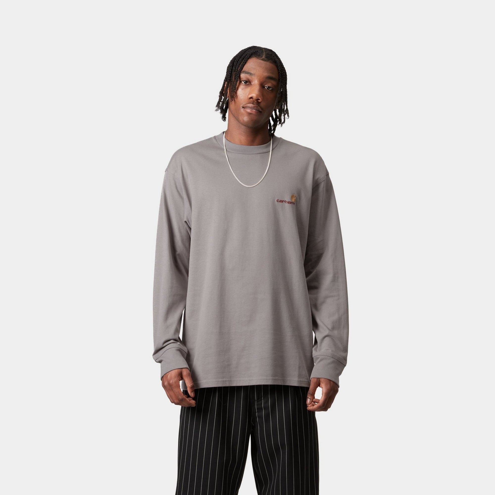 Vintage American Script Long Sleeve T-Shirt | Yosemite National Park Graphic Tee | Casual Wear for Hiking, Travel & Outdoor Adventures