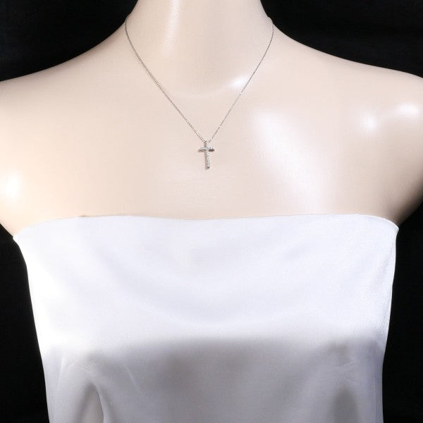 18K White Gold Diamond Necklace for Women - Elegant Dainty Pendant Jewelry Gift for Anniversary, Valentine's Day & Special Occasions