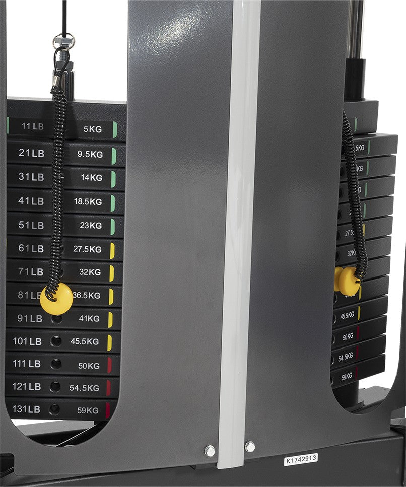 UltraMAX X305 Smith Machine & Functional Trainer Half Rack - Home Gym Strength Training Equipment for Weight Lifting & CrossFit Workouts
