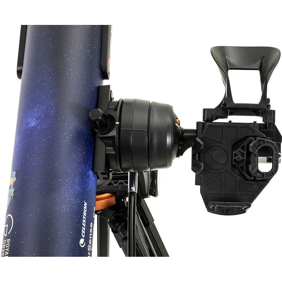 Celestron StarSense Explorer DX 100AZ Smartphone-Enabled Refractor Telescope with Royal Observatory Greenwich Edition - Perfect for Stargazing, Astronomy Beginners & Night Sky Exploration