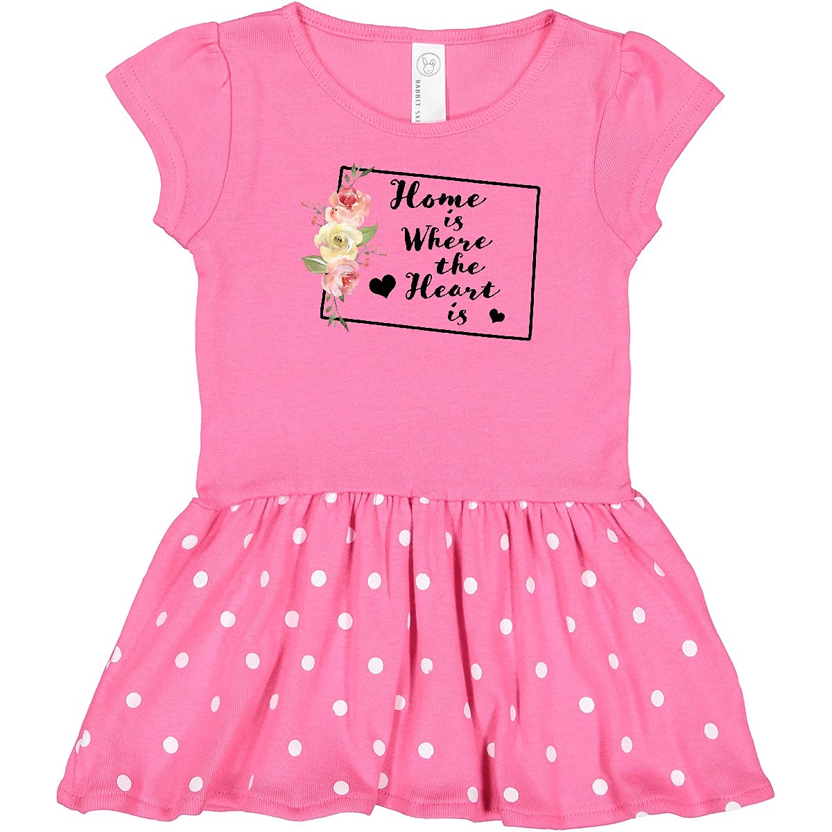 Inktastic Colorado Home is Where The Heart is Watercolor Print Infant Baby Dress - Cute Outfit for Newborns, Photo Shoots & Family Gatherings