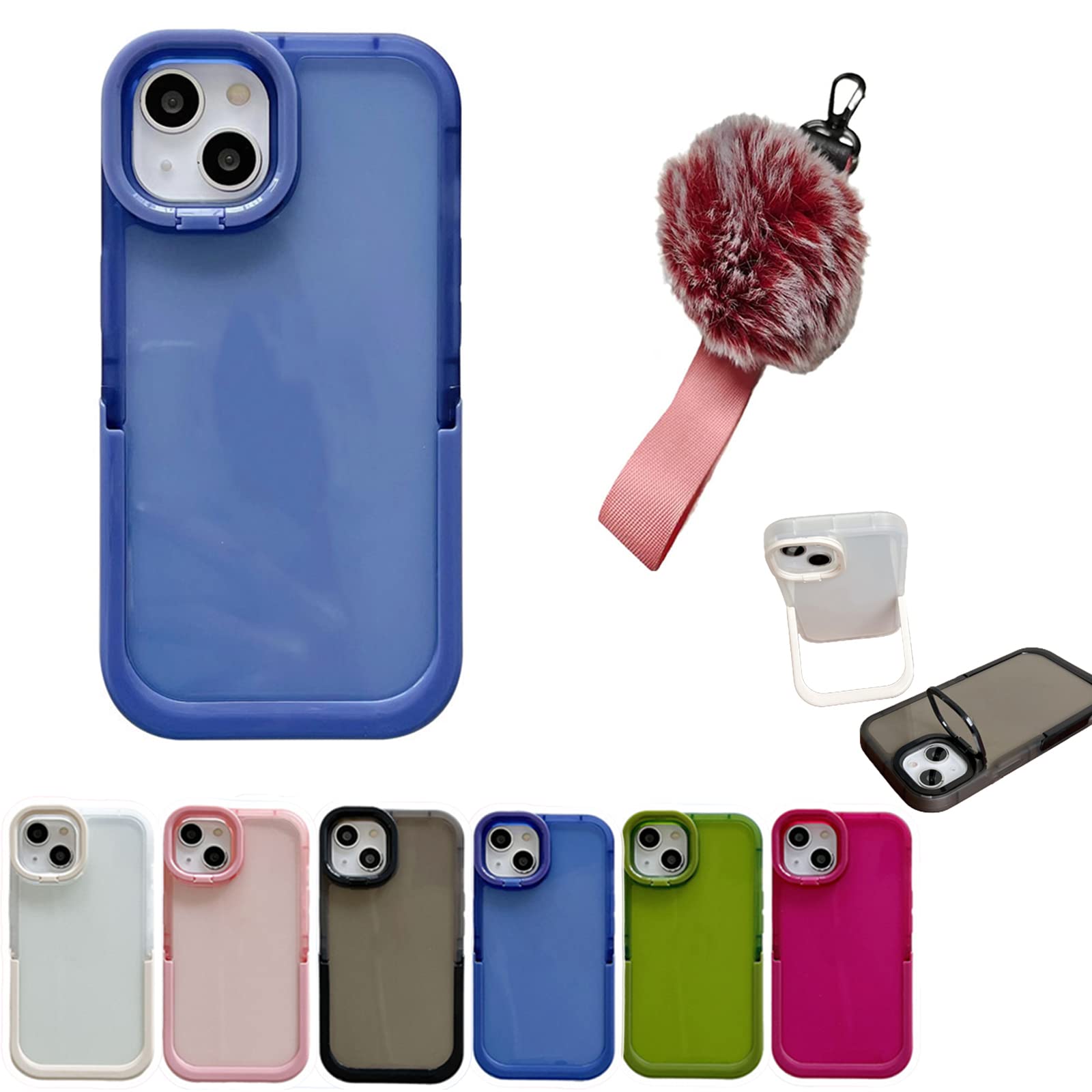 YMJR Clear TPU Phone Case for iPhone 13/12/11 Pro Max - Ultra Thin Invisible Double Stand Protection - Perfect for Work, Travel & Everyday Use