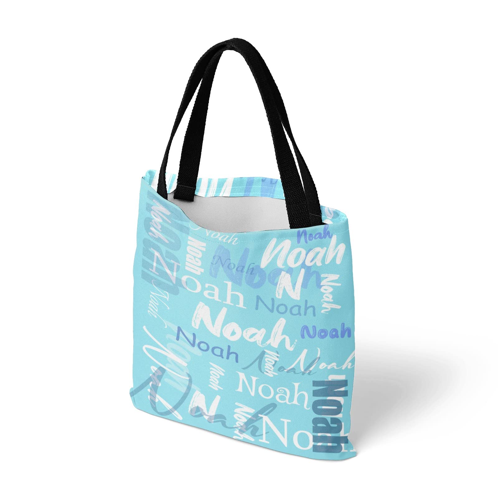 Custom Personalized Tote Bags for Women - Monogrammed Name Tote Bag Gift for Birthday, Christmas, Valentines Day - Perfect for Shopping, Beach, Work & Travel