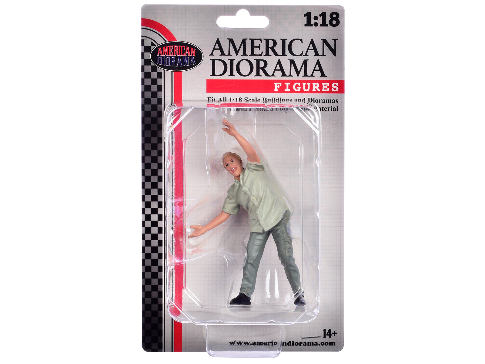American Diorama Figure18 Series 2 Figure 5 - 1/18 Scale Model Car Accessory for Diecast Collectors & Diorama Scenes - Perfect for Model Car Displays, Photography & Miniature Scenes