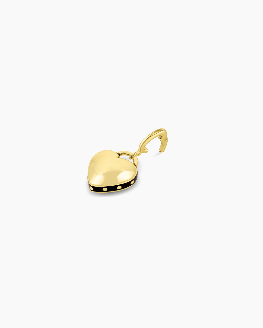 Heart Stud Parker Charm - Elegant Silver Jewelry for Women, Perfect for Valentine's Day Gifts & Romantic Occasions