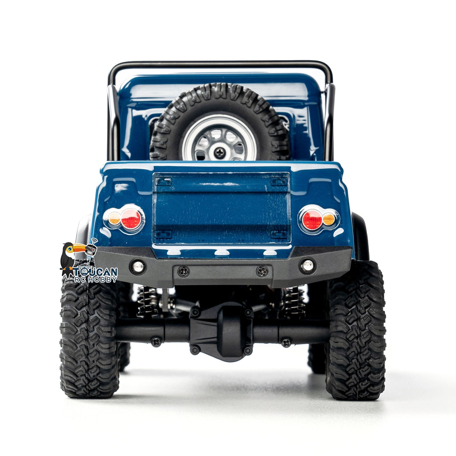 1:24 Scale 4x4 RC Off-Road Truck - 4WD Remote Control Crawler Car with DIY Simulation Model, ESC Servo & LED Light System - Perfect for Indoor/Outdoor Rock Crawling & Off-Road Adventure Play