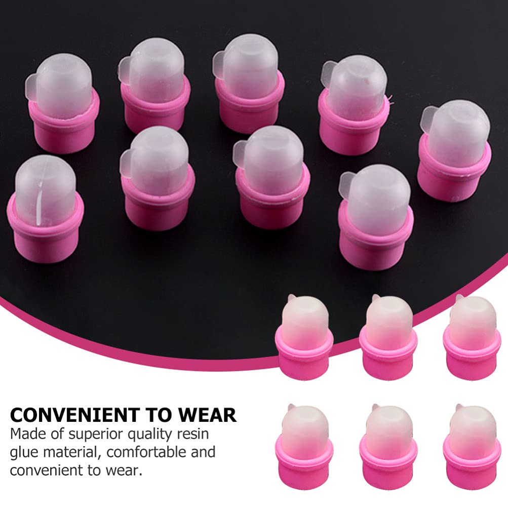 Beaupretty 20pcs Gel Nail Polish Remover Soaker Caps - Reusable Nail Art Removal Tools for Easy At-Home Manicures | Perfect for DIY Nail Care & Salon Professionals