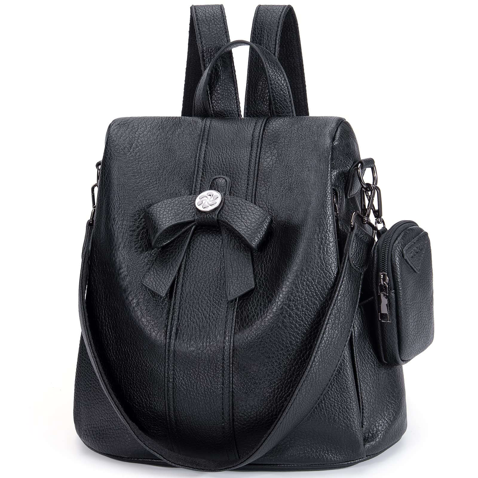 ZOCAI Women's Fashion Backpack Purse - PU Leather Anti-Theft Shoulder Bag & Satchel Daypack for Work, Travel & Daily Use