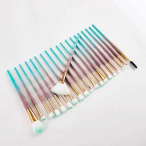 Premium 20-Piece Unicorn Makeup Brush Set - Eyeshadow, Eyeliner, Blending, Foundation, Concealer & Blush Brushes for Professional & Everyday Makeup | Perfect Gift for Women & Girls | Home, Travel & Salon Use