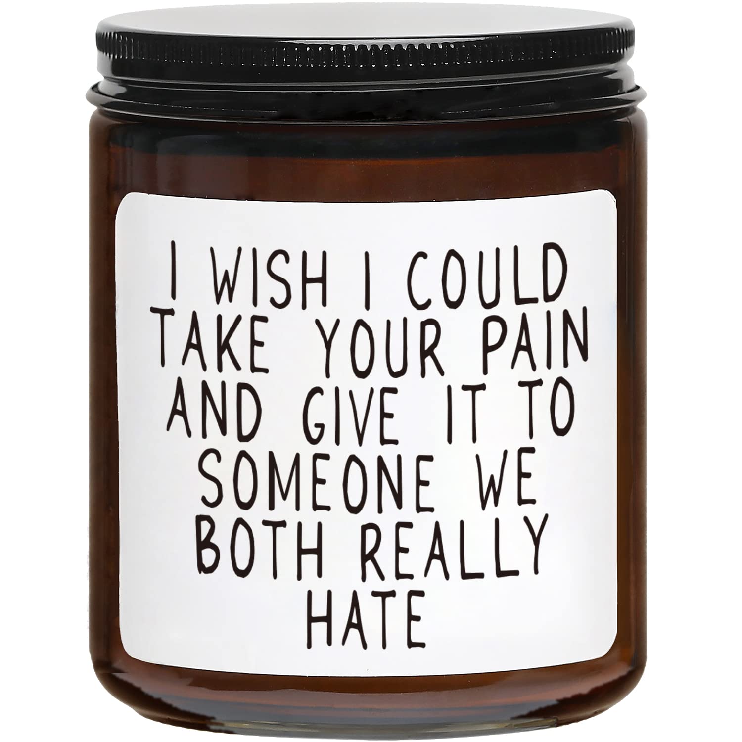 Get Well Soon Gifts for Women - Sandalwood Rose Scented Soy Candle for Recovery & Relaxation | Post-Surgery Care, Stress Relief, Home Spa & Thoughtful Present for Her