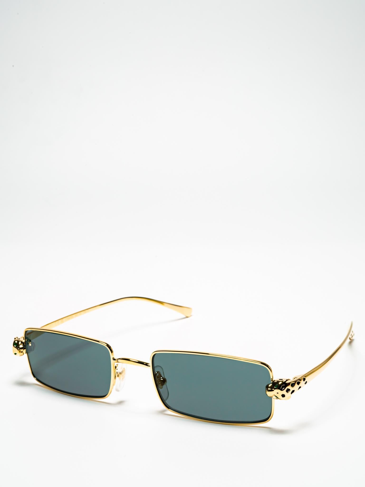 Cartier Panthére de Cartier CT0473S 003 Sunglasses - Luxury Designer Shades for Women, UV Protection, Fashionable Cat-Eye Frames - Perfect for Beach, Driving & Outdoor Activities