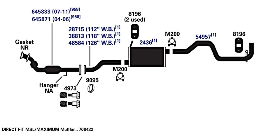 AP Exhaust Pipe 48584 - High-Performance Replacement for Cars & Trucks
