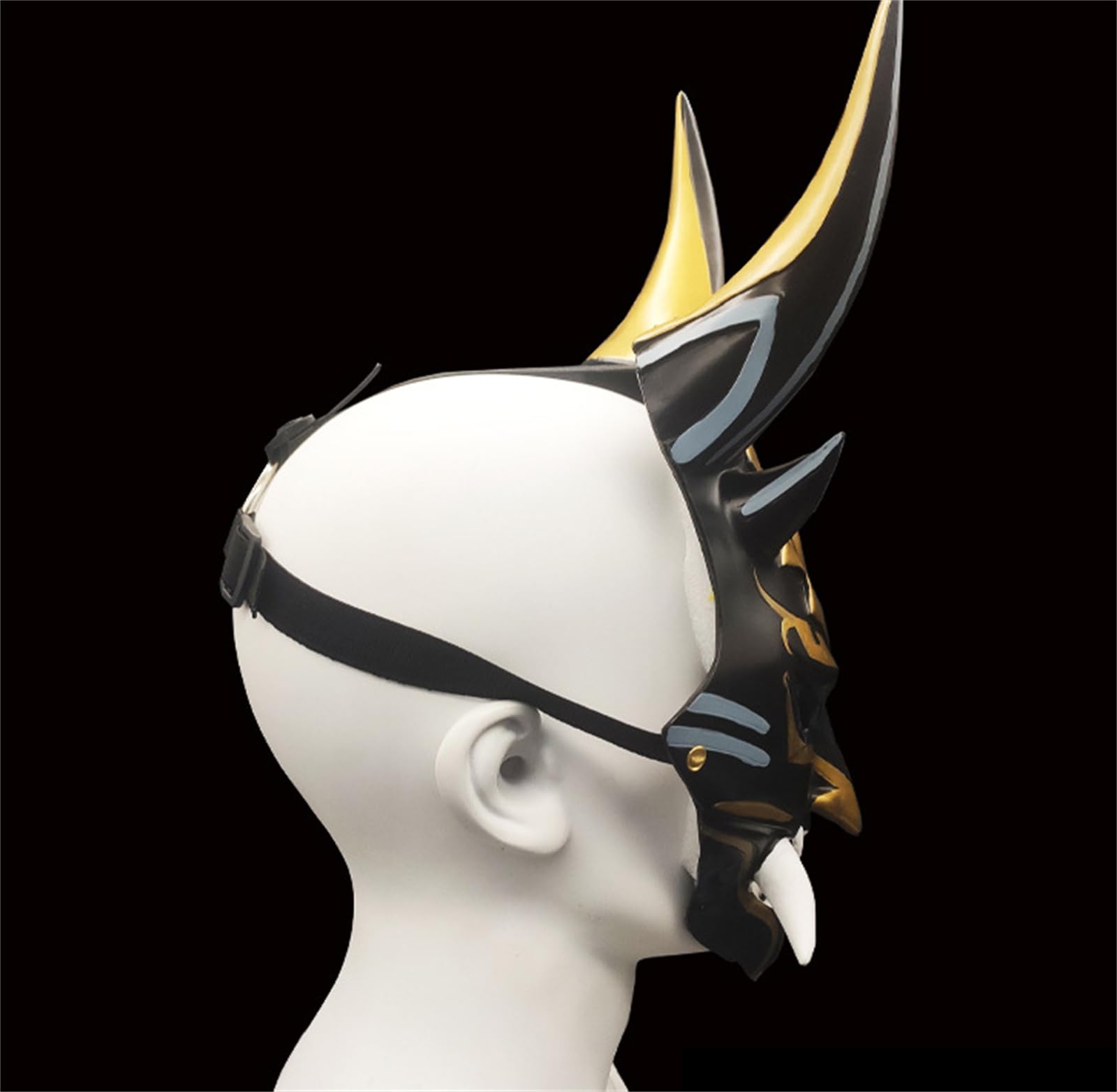 Xiao Cosplay Mask - Genshin Impact Character Halloween Costume Accessory for Anime Fans, Carnival & Fancy Dress Party Props - Perfect Gift for Gamers & Cosplay Enthusiasts