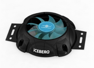 Vantec iCEBERQ Hard Drive Cooler - External HDD Cooling Fan for PC, Laptop, Gaming & Server - Keep Your Hard Drive Cool & Extend Lifespan - Perfect for Gaming Rigs, Data Centers & Workstations