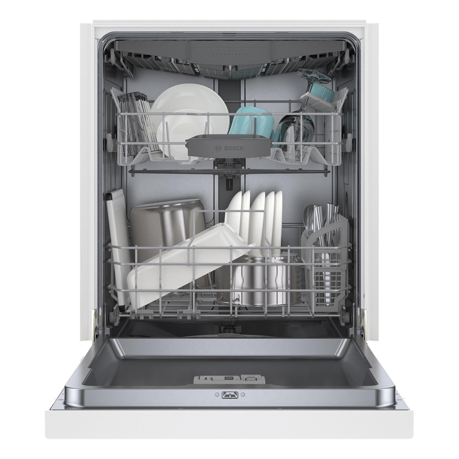 Bosch 24 Inch Smart Dishwasher with Home Connect & Third Rack - SHE53C82N | Energy Efficient, Ultra Quiet | Perfect for Modern Kitchens & Large Families