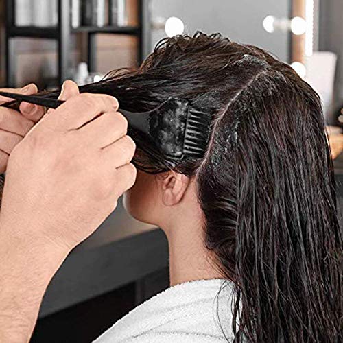 Ghelonadi Professional Hair Dye Brush & Mixing Bowl Set - 4 Piece Hair Coloring Kit for Salon & Home Use - Perfect for Hair Dye, Facial Cream & Bleach Application - DIY Hair Coloring Essentials