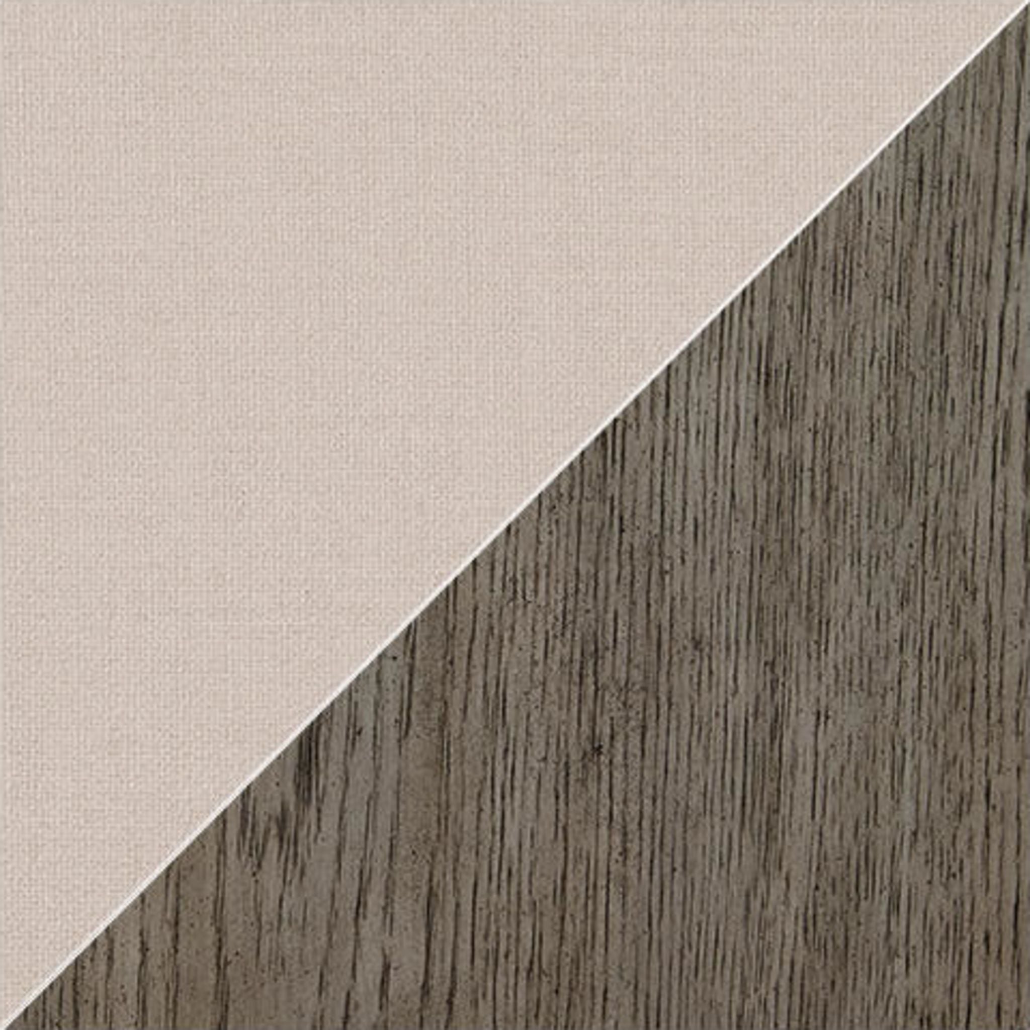 Anibecca Upholstered Panel Bed - Queen Size Weathered Gray Fabric Headboard - Modern Bedroom Furniture for Master & Guest Rooms