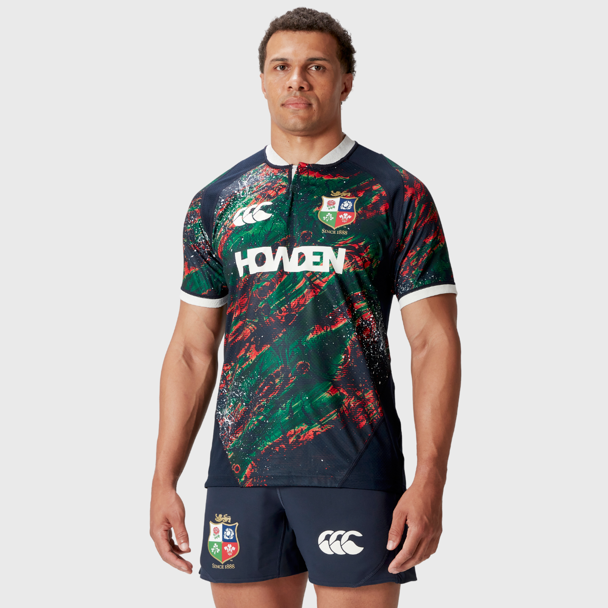 Canterbury British & Irish Lions 2025 Rugby Jersey - Official AU Warm-Up Shirt for Rugby Training & Match Preparation