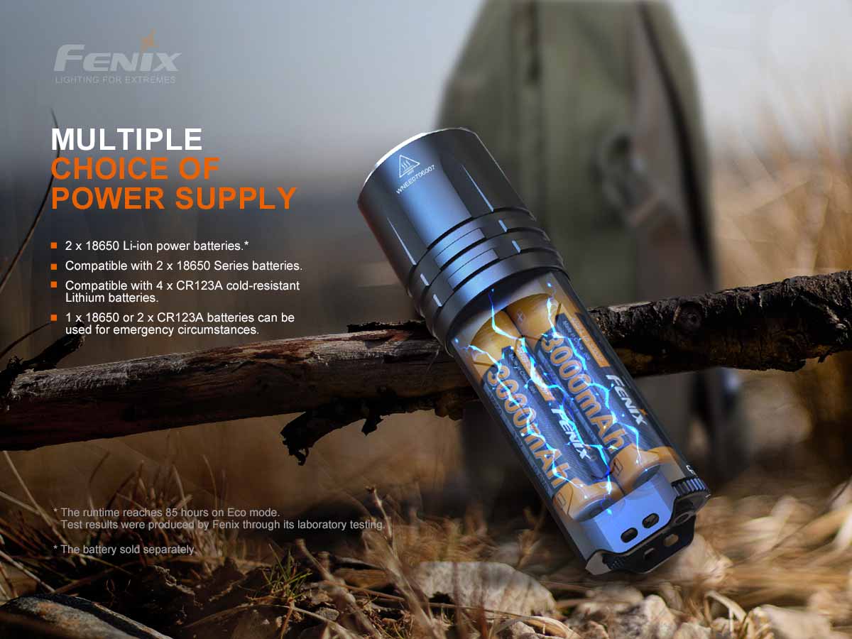 Fenix TK35UE V2.0 Rechargeable LED Flashlight - 3000 Lumens, Long Beam Distance, Waterproof - Perfect for Camping, Hiking, Emergency & Outdoor Adventures