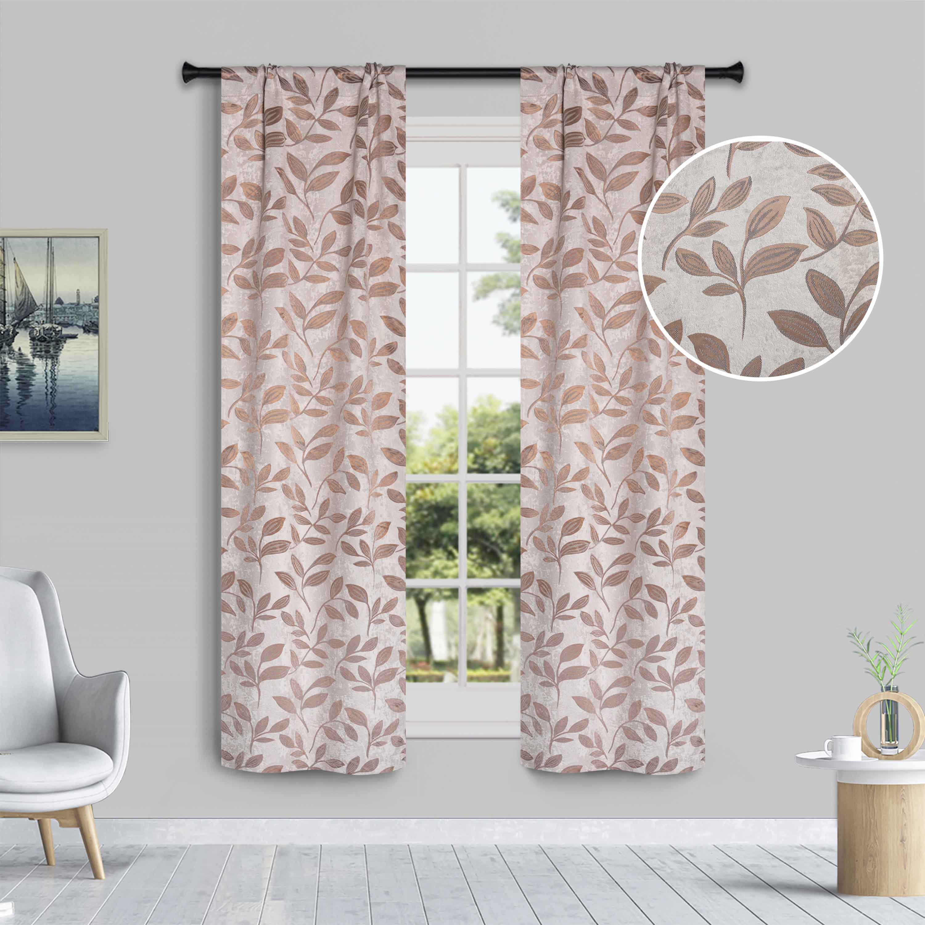 Blackout Curtains with Rod Pocket - Set of 2 Panels for Complete Room Darkening | Perfect for Bedrooms, Nurseries & Home Theater Light Blocking