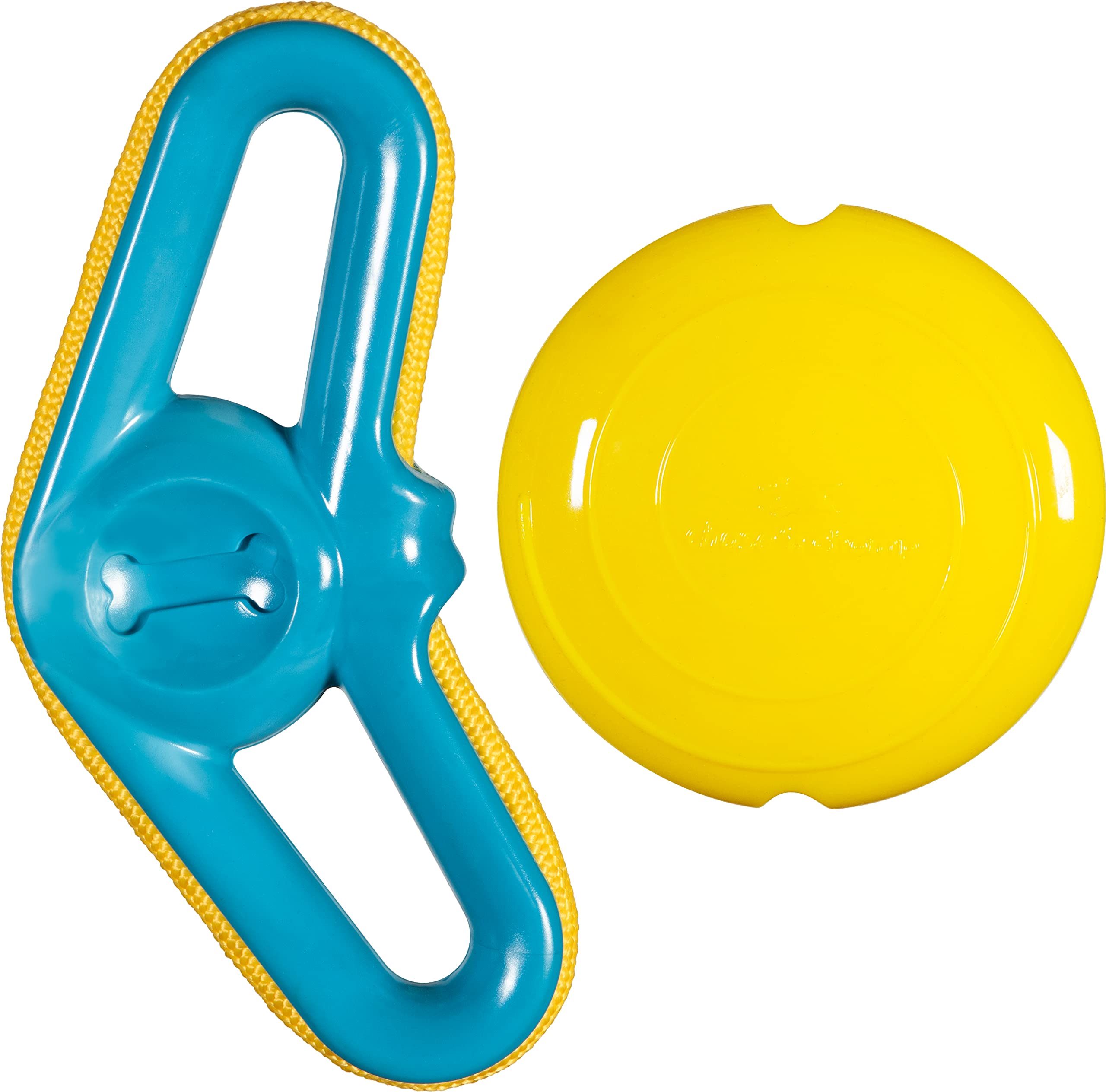 Chase 'n Chomp Flying Fetch Dog Toy 2 Pack - Durable Interactive Flying Discs for Dogs - Perfect for Outdoor Play, Beach, Park & Backyard Fun