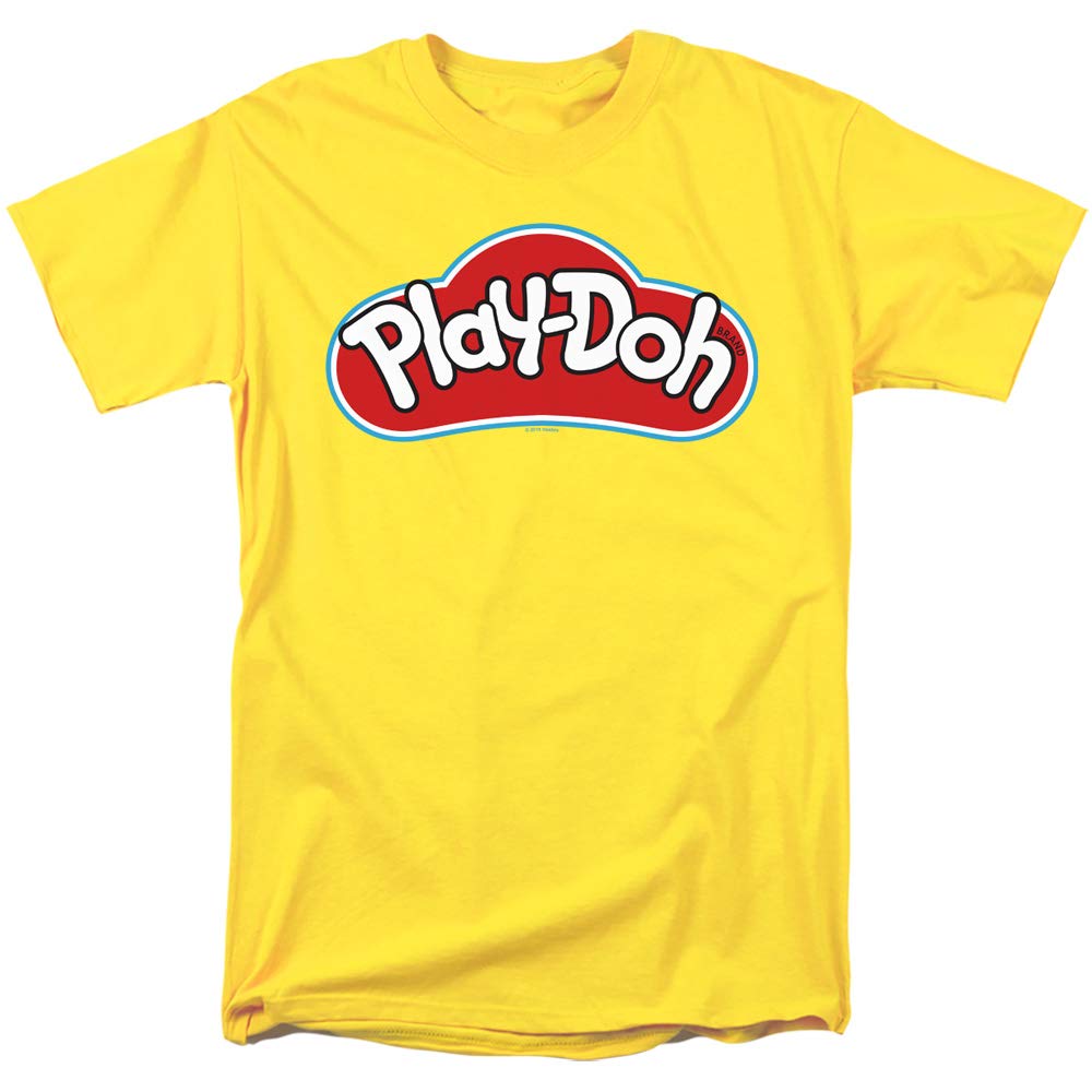 Play-Doh Official Logo Yellow T-Shirt | Soft Cotton Graphic Tee for Kids & Adults | Perfect for Play-Doh Fans, Birthday Gifts & Casual Wear