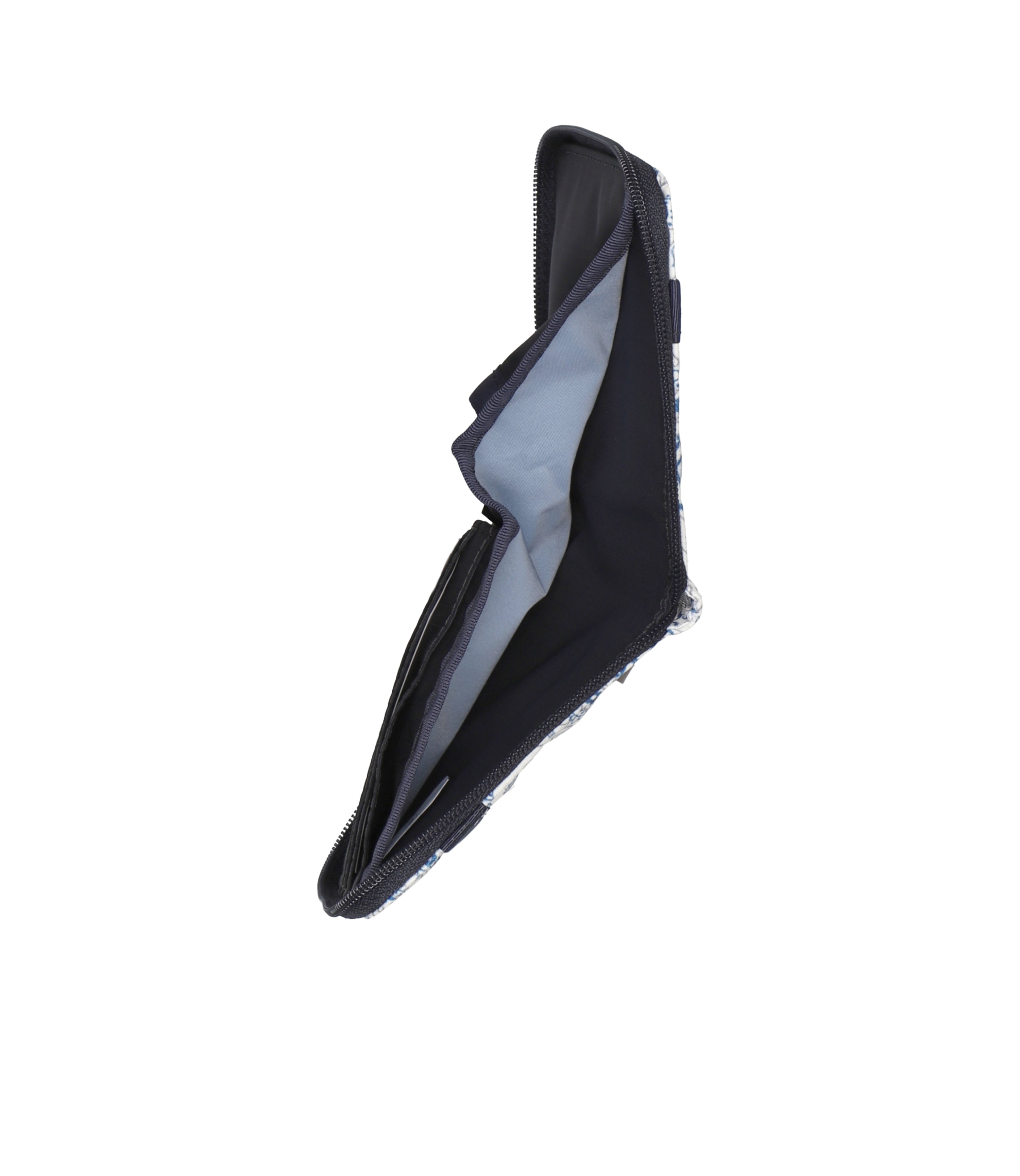 Compact Zip Wallet for Men & Women - Slim RFID Blocking Travel Wallet with Multiple Card Slots - Perfect for Everyday Use, Travel & Business