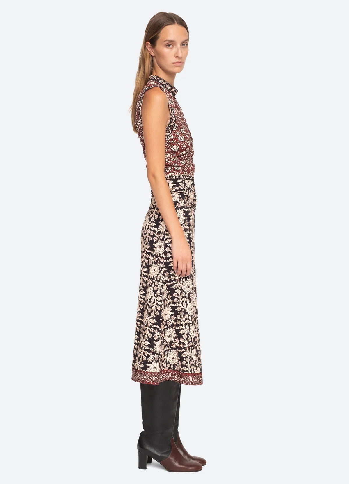 Danae Dress Women's Red Floral Summer Dress - Perfect for Beach Vacations, Parties & Date Nights