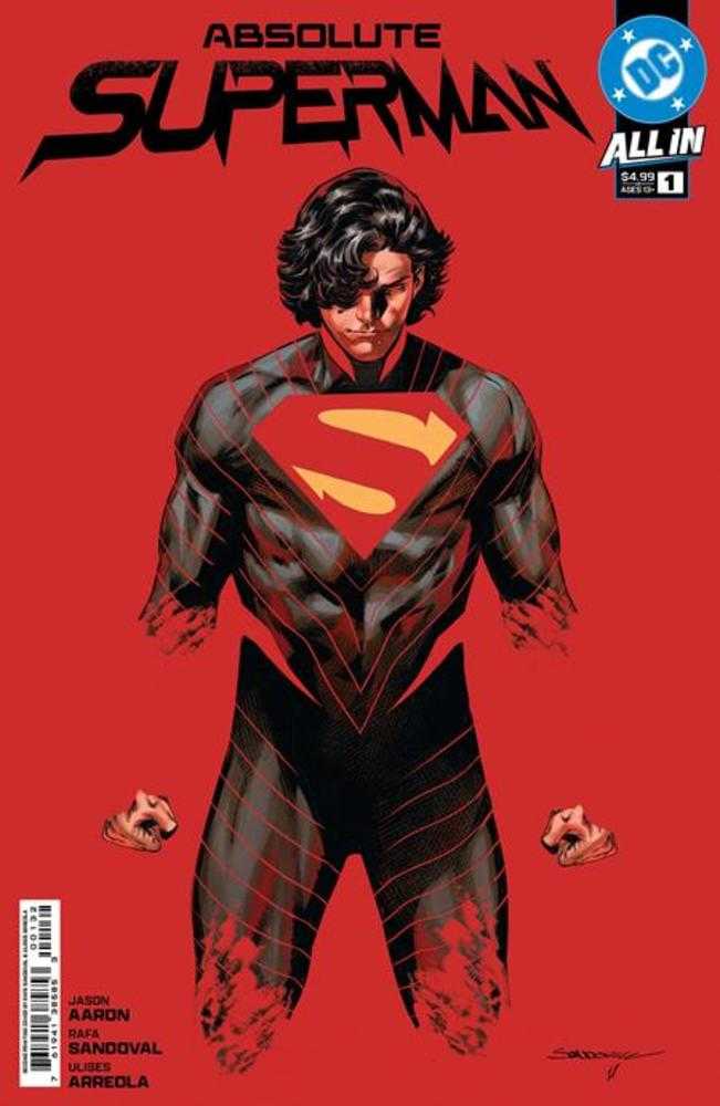 Absolute Superman #1 2nd Print Cover A by Rafa Sandoval - Rare Comic Book Collectible for DC Fans & Superhero Enthusiasts - Perfect for Display, Gifts & Comic Collections