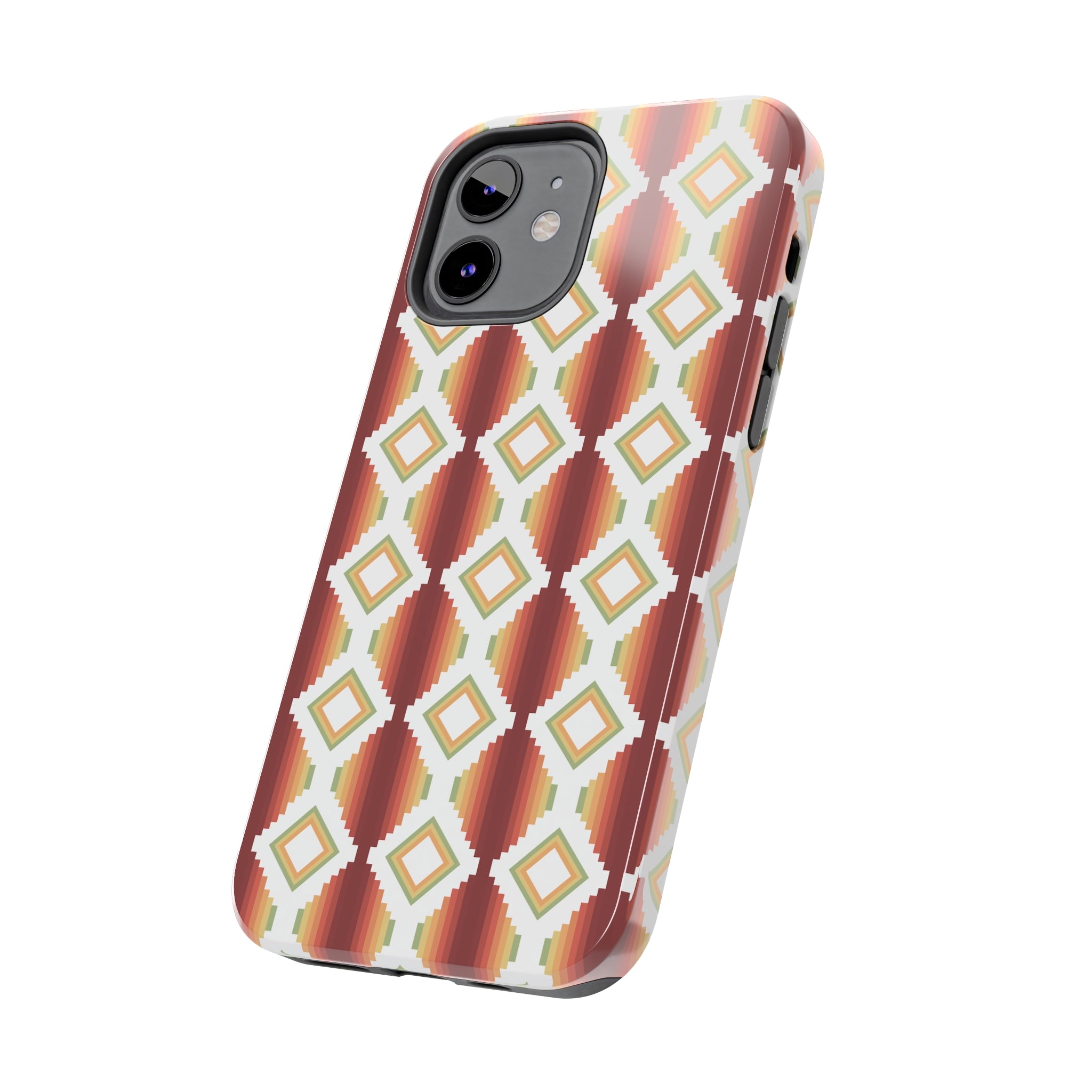 Durable Southwestern Rio Boho Hard Phone Case for iPhone & Samsung - Stylish Protection for Travel & Outdoor Adventures