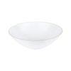 10-Pack White & Gold Round Plastic Plates with Antique Floral Design - Elegant Disposable Tableware for Parties, Weddings, and Home Decor
