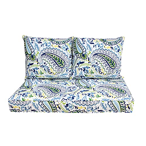 Green/Blue Paisley