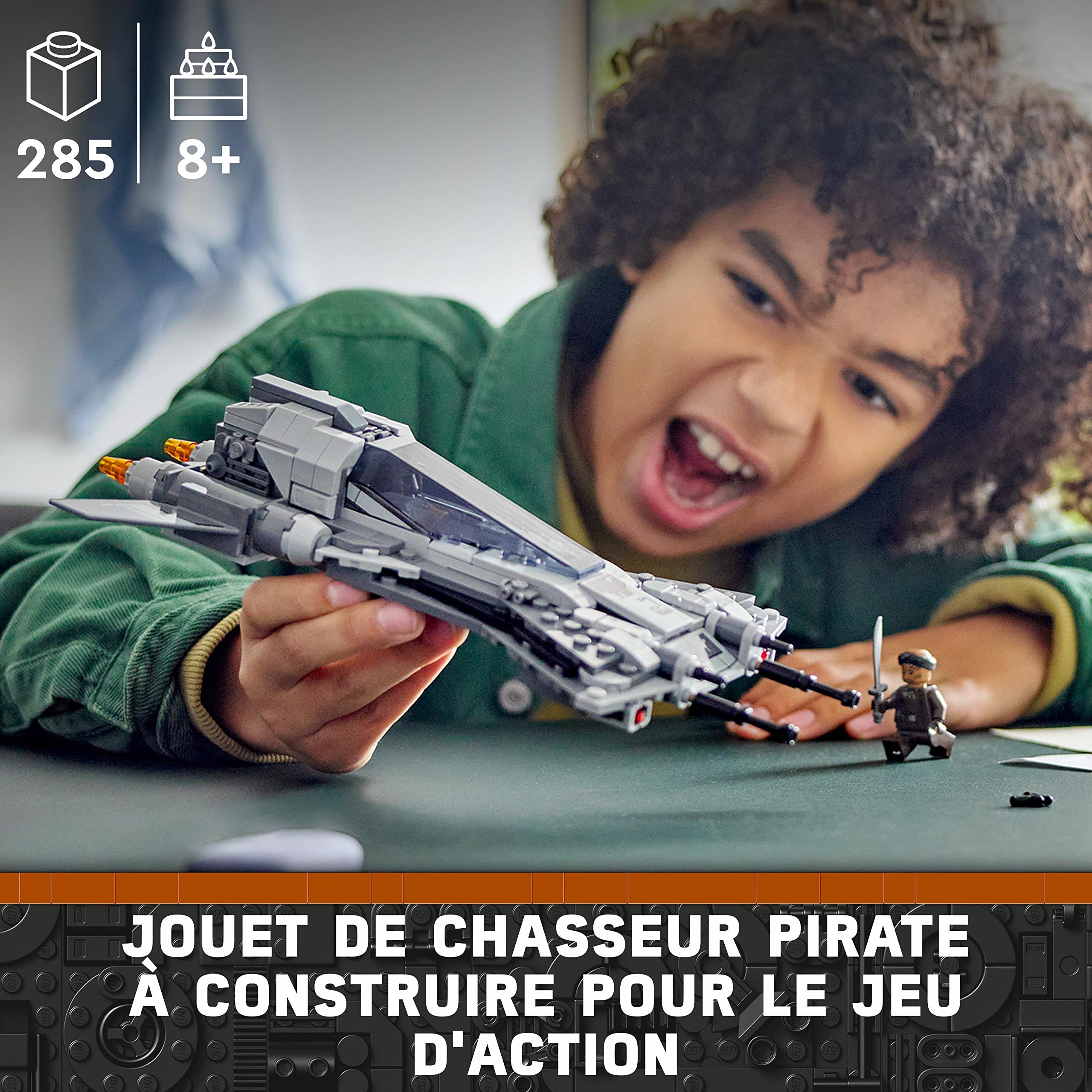 LEGO Star Wars Pirate Snub Fighter Building Toy Set (75346) - The Mandalorian Season 3 Collectible with Starfighter Model, Pilot & Vane Minifigures - Perfect Gift for Boys & Girls Ages 8+ | Great for Space Battles & Star Wars Themed Playtime