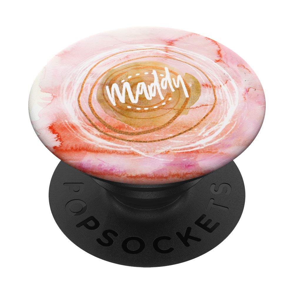 Personalized Maddy Name Monogram Stylish Blush Rose Pink Women's Art Gift - Perfect for Birthdays, Anniversaries & Home Decor
