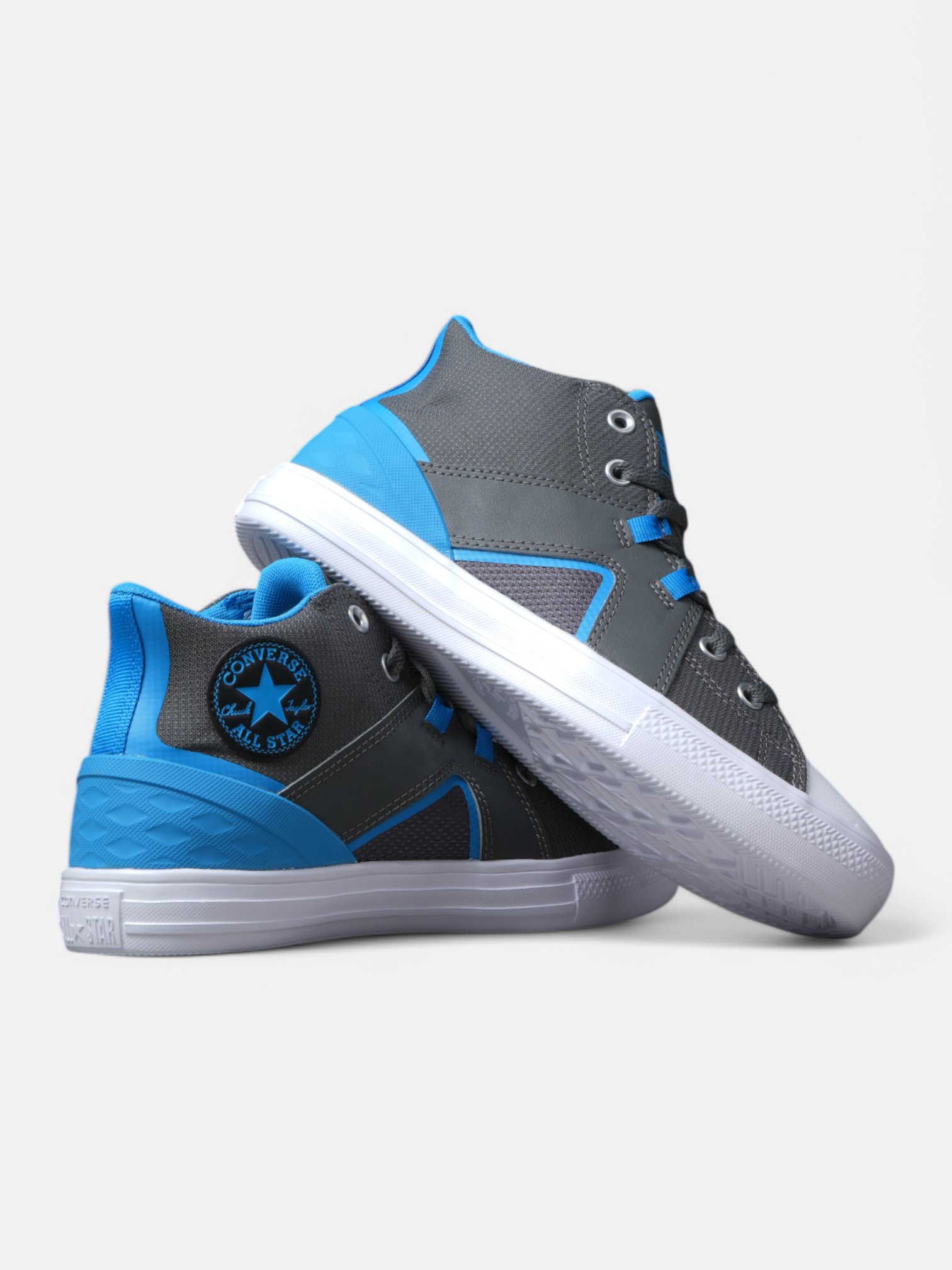 Converse Chuck Taylor Flux Ultra Sneakers - Blue & Gray Casual Shoes for Men & Women | Perfect for Streetwear, Skateboarding & Everyday Fashion