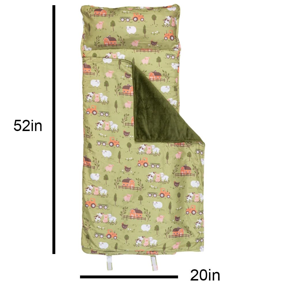 Stephen Joseph Nap Mat - Soft & Comfortable Kids Nap Mat for Daycare, Preschool & Travel - Machine Washable & Durable Sleeping Mat for Toddlers