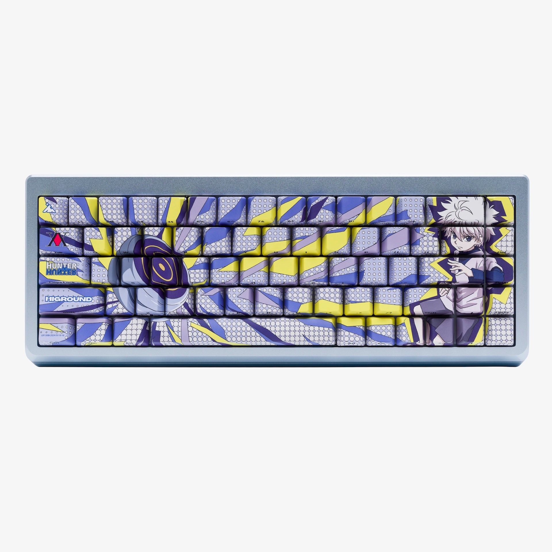 HxH x HG Summit 65 Mechanical Keyboard - Killua Edition | Custom Gaming Keyboard for PC & Mac | Perfect for Esports, Typing & Streamers