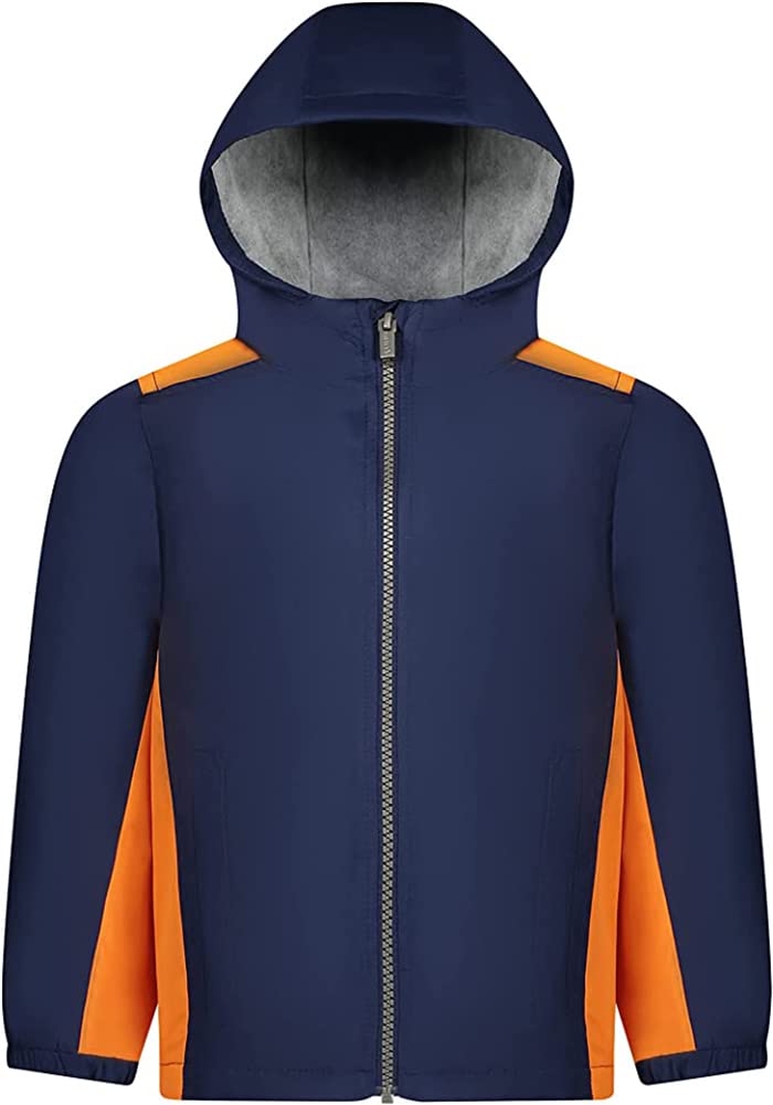 Carter's Boys' Fleece Lined Midweight Jacket - Warm Winter Coat for Kids, Water-Resistant Outdoor Jacket for Boys - Perfect for School, Playground & Cold Weather Activities