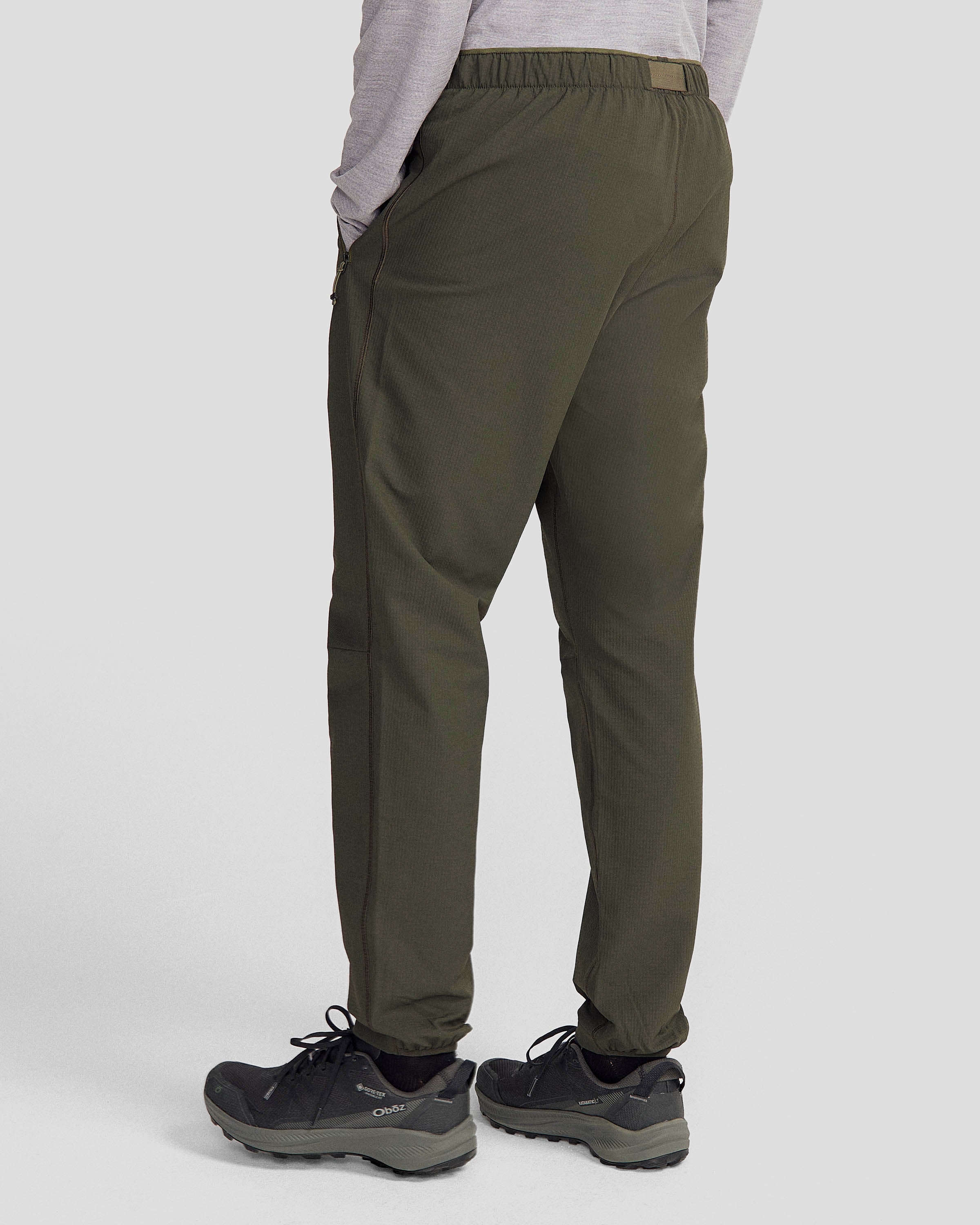 Men's Aysen Fleece Joggers - Soft Warm Winter Pants, Dark Moss Green - Perfect for Lounge, Gym & Outdoor Activities