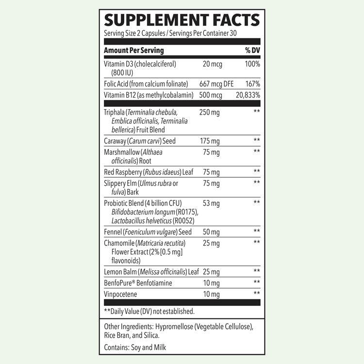 LifeSeasons IB Soothe R - Natural Digestive Support Supplement for IBS Relief | Soothes Stomach Discomfort & Bloating | Supports Gut Health for Daily Wellness