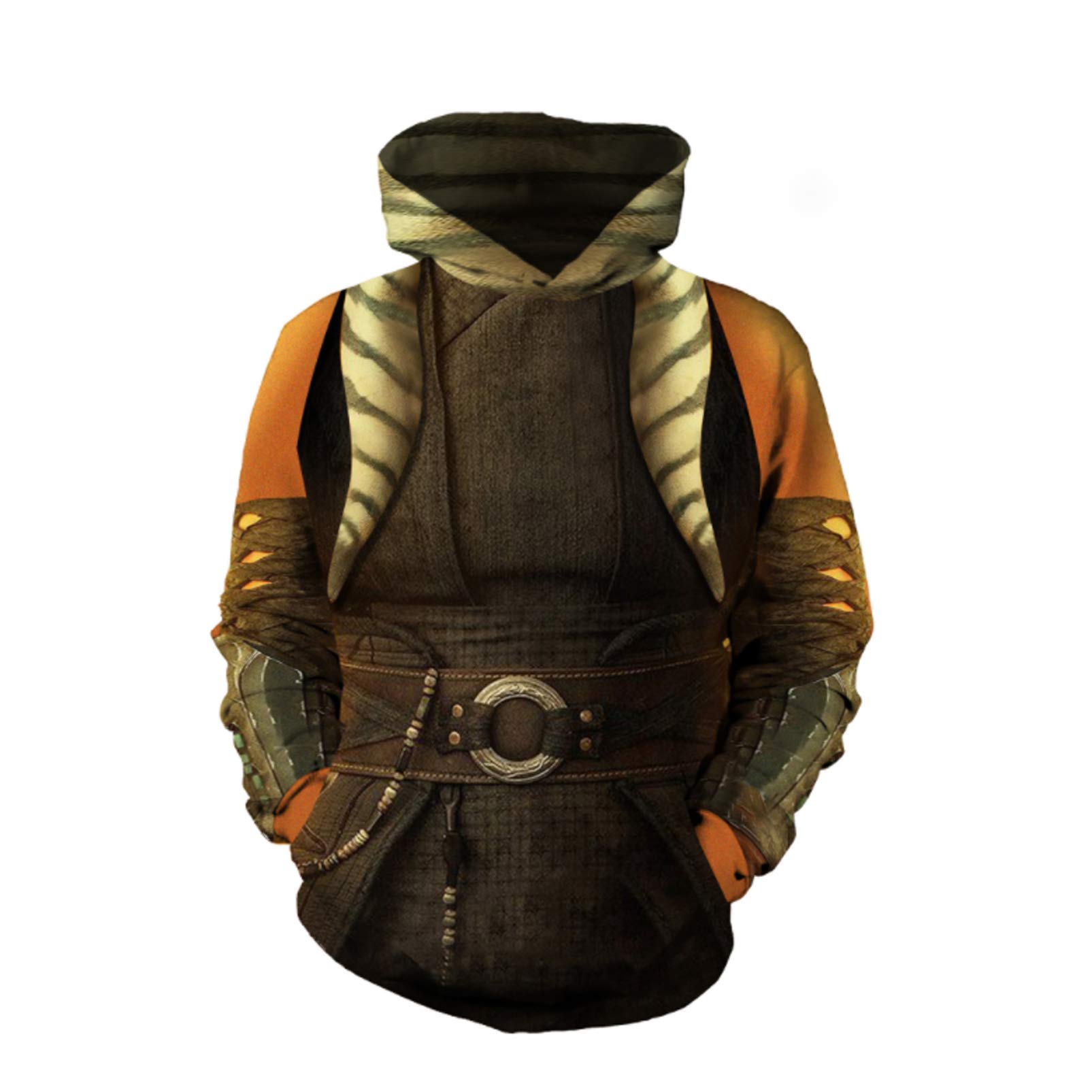 Creative Hoodie SW Cosplay Jacket - Men's Halloween Costume | Star Wars Inspired Fashion | Perfect for Cosplay Events & Halloween Parties