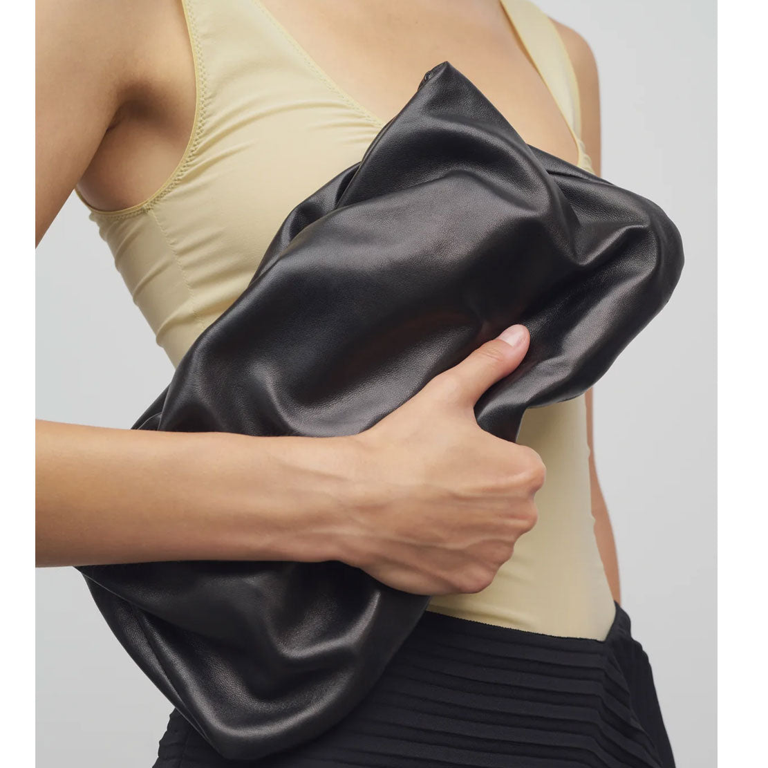 Premium XL Shoulder Bag for Women & Men - Luxe Grained Leather, Dark Khaki - Perfect for Work, Travel & Everyday Use