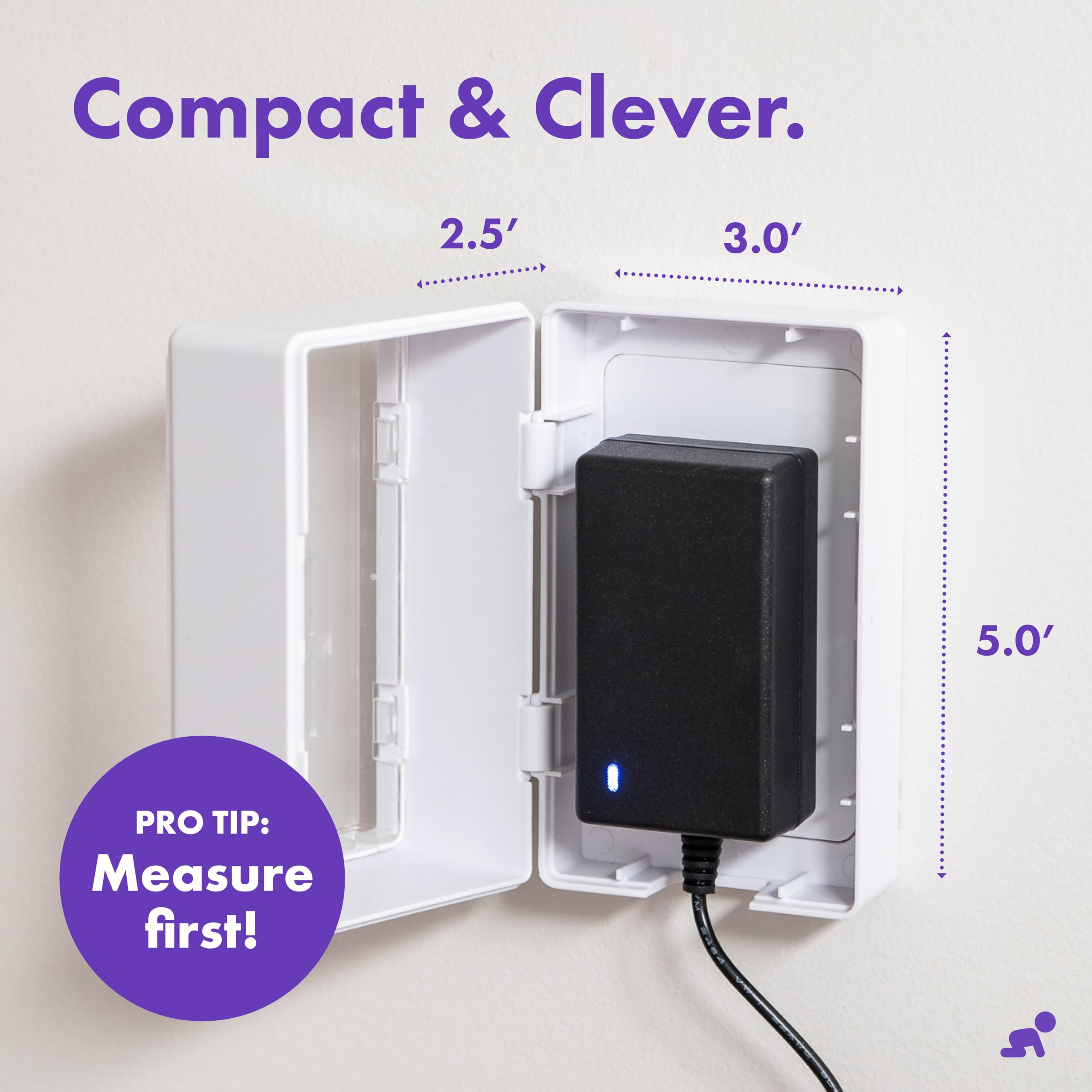 **Best Child Proof Outlet Cover - Award-Winning Safety Lock Box for Baby Proofing | Secure Electrical Outlet Protector | Ideal for Homes, Nurseries & Playrooms**