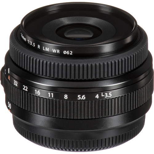 FUJIFILM GF 50mm f/3.5 R LM WR GFX Lens - Premium Medium Format Prime Lens for Portraits & Landscapes | Perfect for Professional Photography, Travel & Studio Work