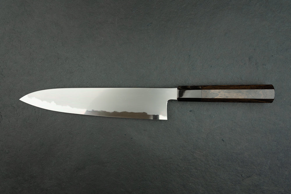 Premium Tetsujin Hamono Aogami Super Steel Kasumi Gyuto Chef Knife 240mm - Japanese Kitchen Knife for Professional Chefs & Home Cooking Enthusiasts