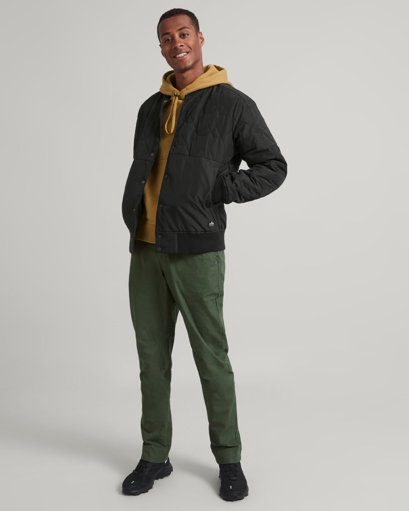2-Way MNS Reversible Bomber Jacket for Men - Black | Lightweight Windbreaker for Casual Wear & Outdoor Activities